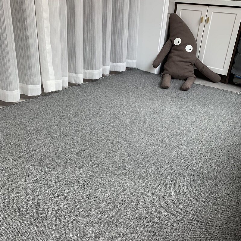 客厅卧室办公室烟灰色满铺摄影直播间拍照地毯背景布客厅地垫