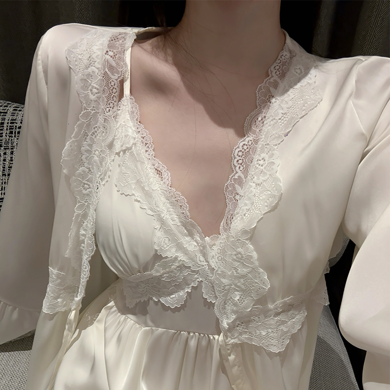 真丝绸性感睡衣春夏款