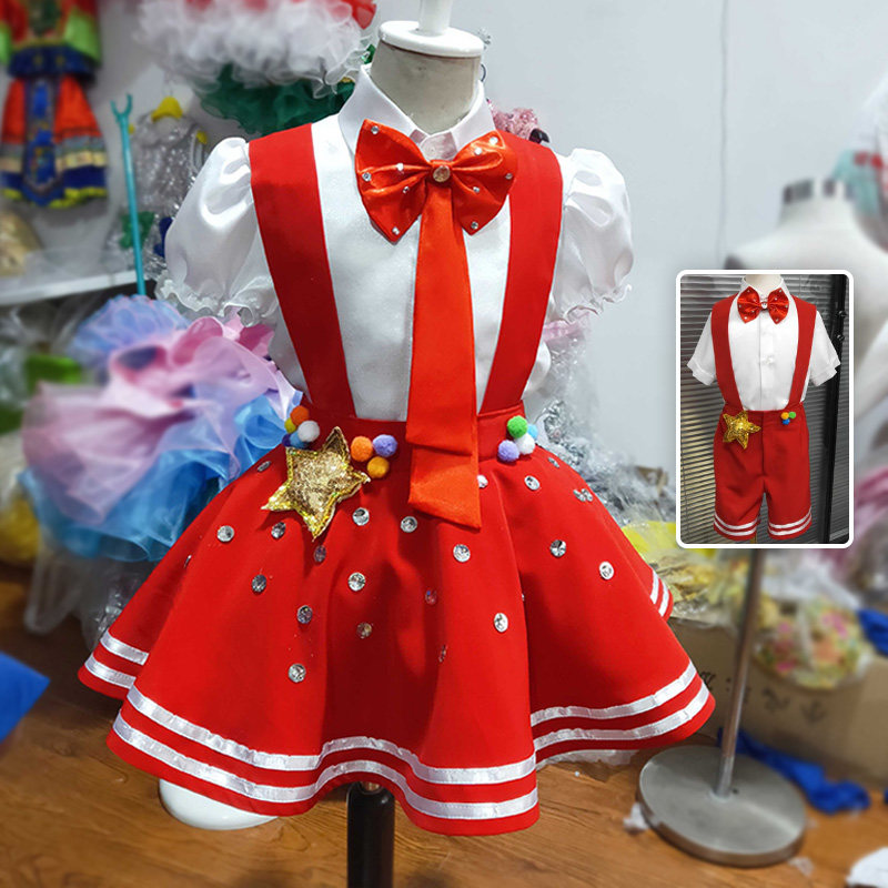 六一闪亮小红星诗朗诵比赛演出服