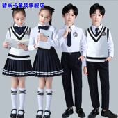 元 旦儿童大合唱演出服幼儿园服装 毕业照中小学生诗歌朗诵比赛校服