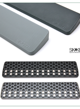 SIKAKEYB机械键盘掌托舒适办公护腕磁疗护手适用68/84/87硅胶手托