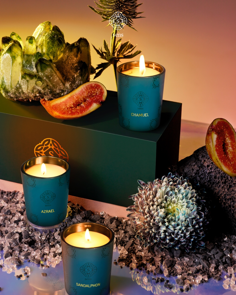 sensfragrance香薰轻盈小蜡烛礼盒花果木质香|安神高级小众礼