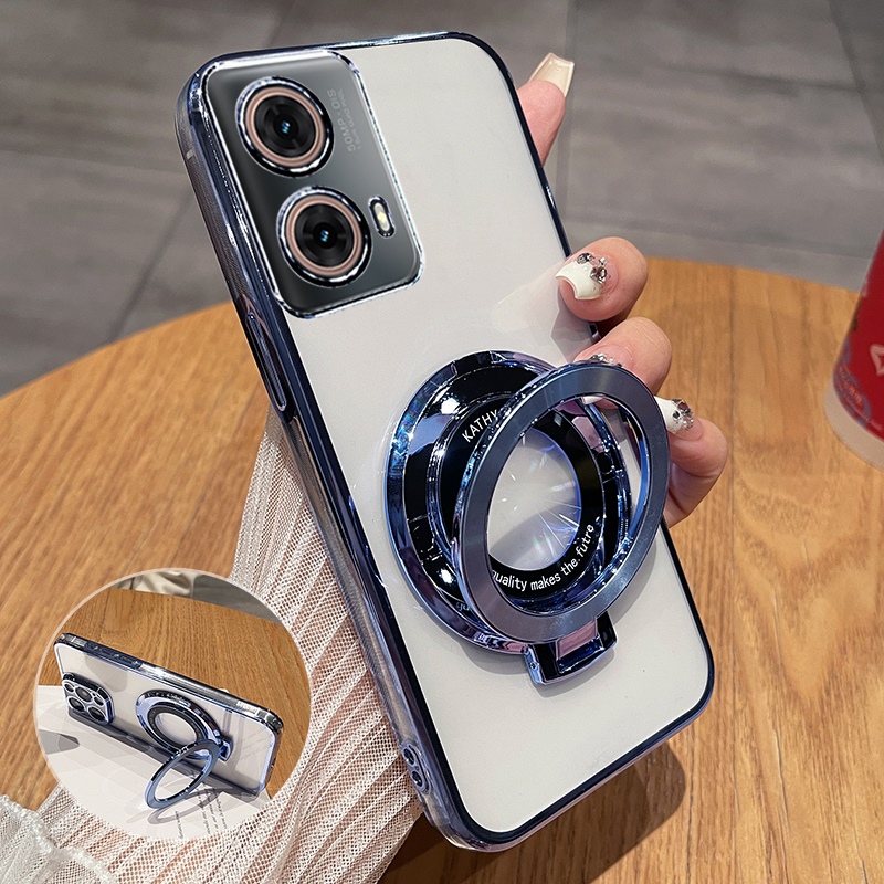 适用摩托罗拉S50neo手机壳motoS50neo透明保护硅胶套全包防摔硅胶软壳noe超薄moto联想男女新款高级感带支架