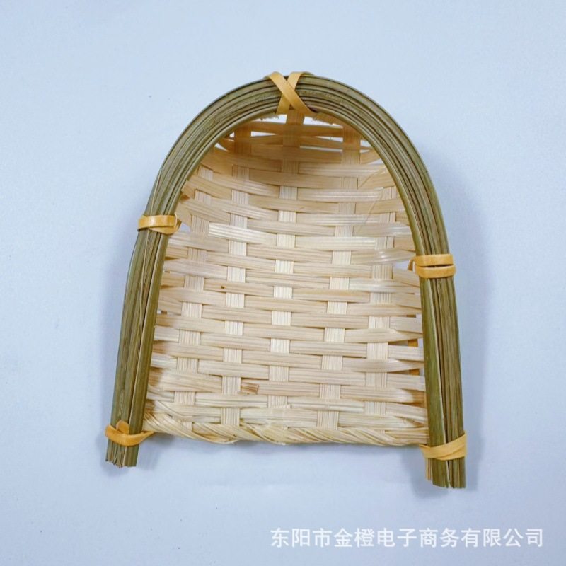 竹制品竹编竹匾簸箕竹筛幼儿园吊饰手工材料绘画森系田园装饰挂饰,特色手工艺,竹编/竹雕,淘宝优惠券,粉丝福利购,淘宝优惠卷