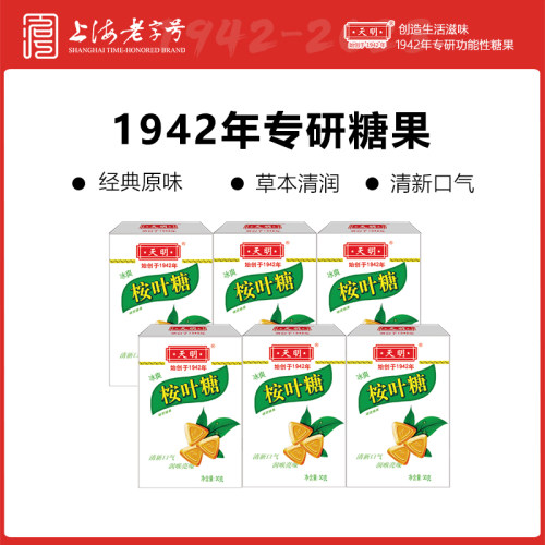 薄荷糖糖30g*12盒密炼五味桉叶糖