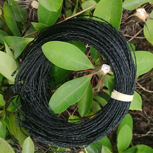 户外备用鱼线圈四股鱼线枯草色黑色防风耐用门套替换圈备用单圈