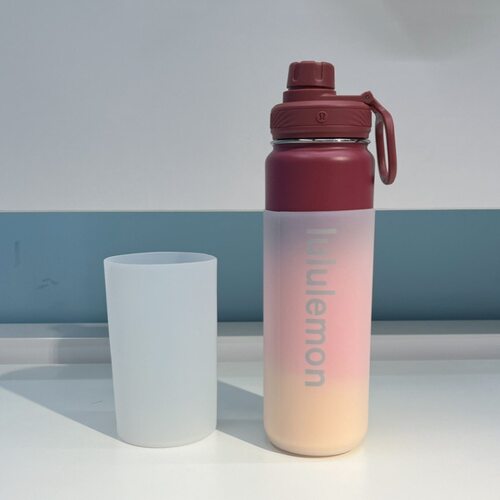 跨境7.5cm7.7cm硅胶杯套lulu710ml530ml保温杯垫防摔底做保护套