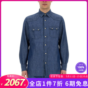 新款 棉质衬衫 西服牛仔布休闲外套 EQCALEB 服饰 男装 LARDINI