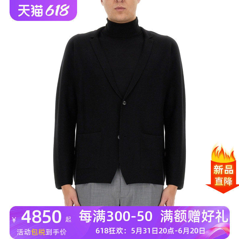 LARDINI（服饰）新款男装针织夹克西服短款休闲上衣 EQLJM89