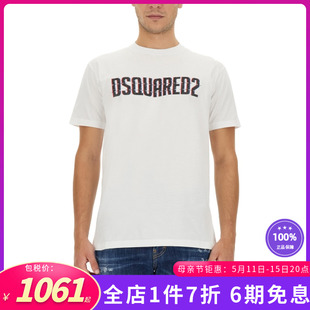 logo印花修身 短袖 男装 Dsquared2男款 T恤