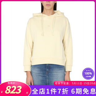 女装 A.P.C.新款 休闲运动衫 女士时尚 卫衣 logo微标志连帽修身