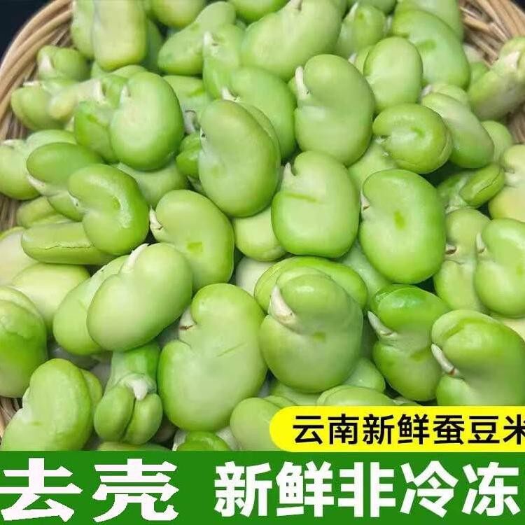 农家自种云南保山绿心新鲜蚕豆炒货原味竹盐老醋零食酥脆开花去皮