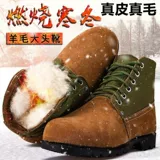 Зимние сапоги, старомодные утепленные туфли для кожаной обуви