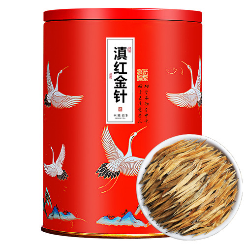 特级滇红大金针2026新茶云南正宗凤庆红茶茶叶金芽散装100g礼罐装