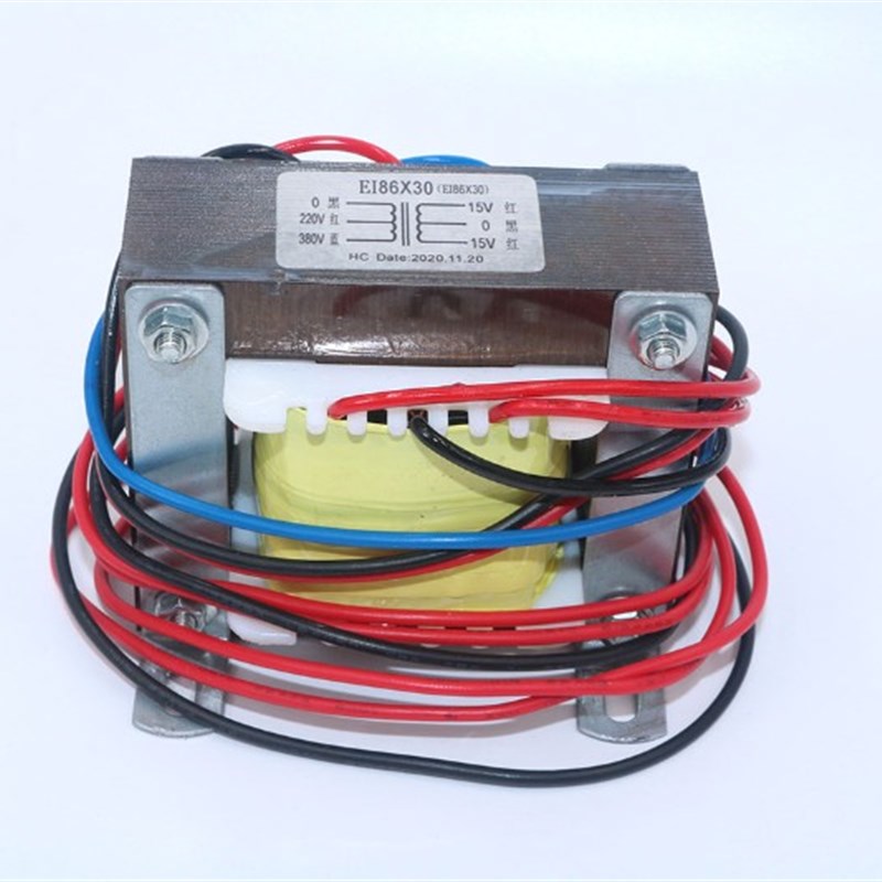 双电压逆变焊机双15V 焊机控制变压器 铜芯EI86*30 0-220V-380V
