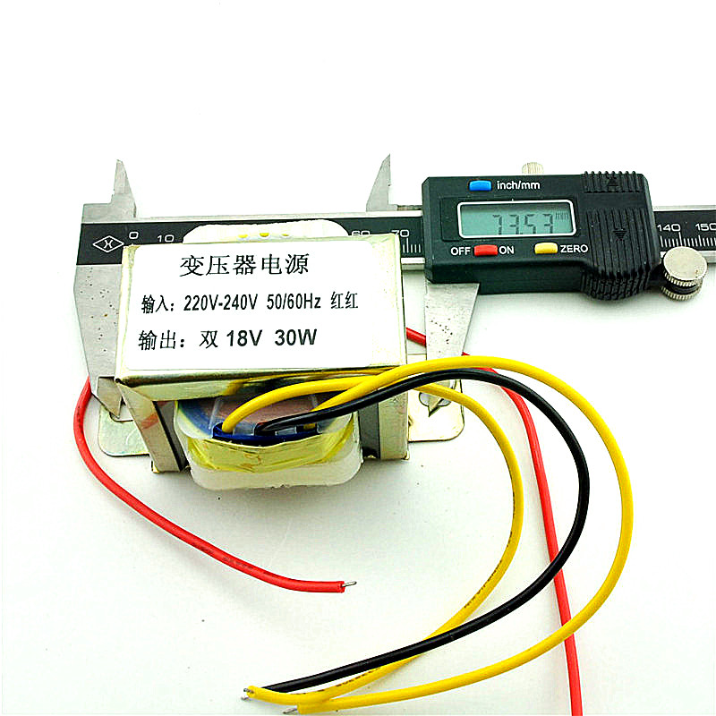 松藤30W双18V 30W2*18V 电源变压器 输入220V 50Hz/输出双18V