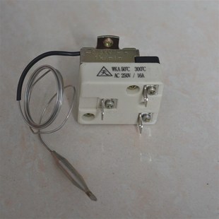 电炸锅配件控温表0-300度自动恒温器油炸锅控温器带探头