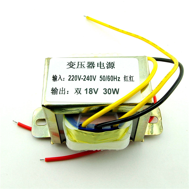 桥田30W双18V 30W2*18V 电源变压器 输入220V 50Hz/输出双18V