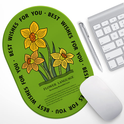 简约花语小清新INS鼠标垫办公滑鼠垫鼠标垫桌垫mousepad