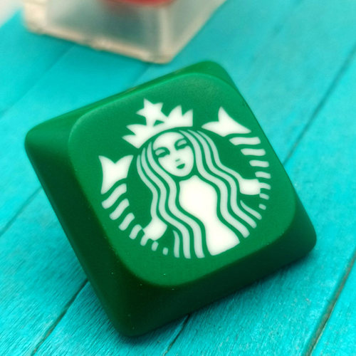 KT矮轴机械键盘键帽星咖啡