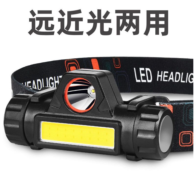 头灯强光led头灯白光应急灯手电筒捕鱼打鱼矿灯钓鱼灯