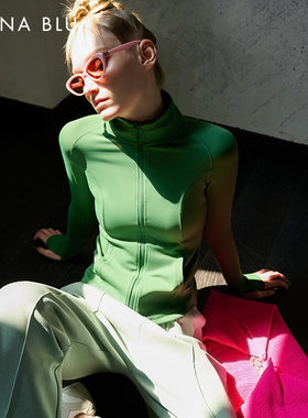 DIVINA BLU迪唯纳西雅图经典运动外套女士健身跑步瑜伽服上衣夹克