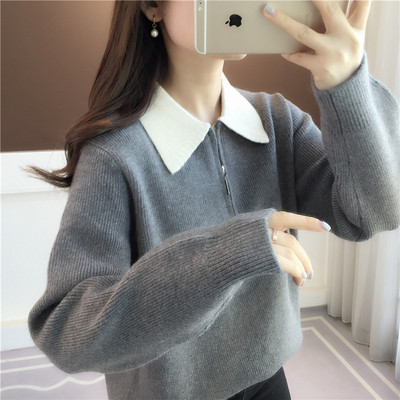 高级感超好看灰色毛衣女秋冬2025新款爆款冬季加厚内搭针织打底衫