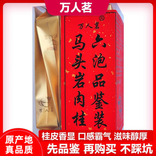 马头岩肉桂武夷山岩茶特级正宗大红袍茶叶万人茗 50g 品鉴装