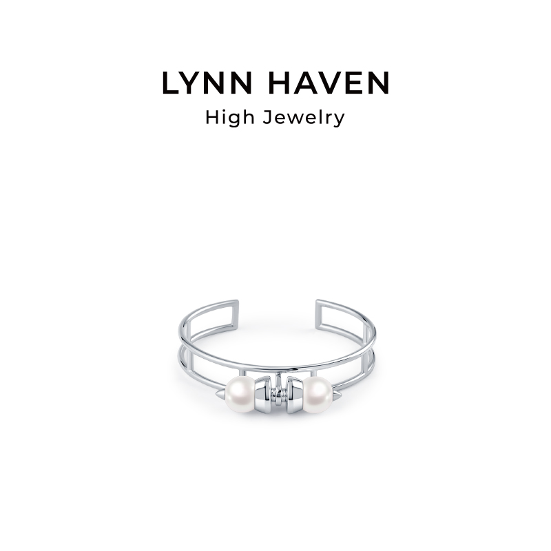 LynnHaven麟玟淡水珍珠18K金手镯