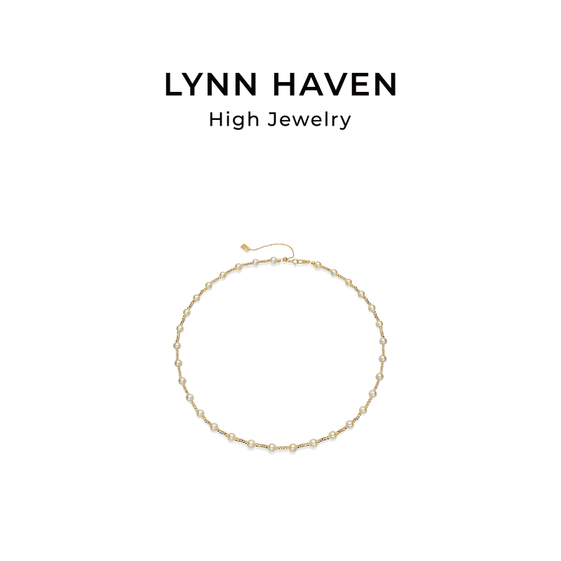 LynnHaven麟玟流萤Akoya珍珠项链