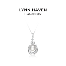 LynnHaven麟玟 EARTH马上有钱 18K金Akoya海水珍珠项链马年限定