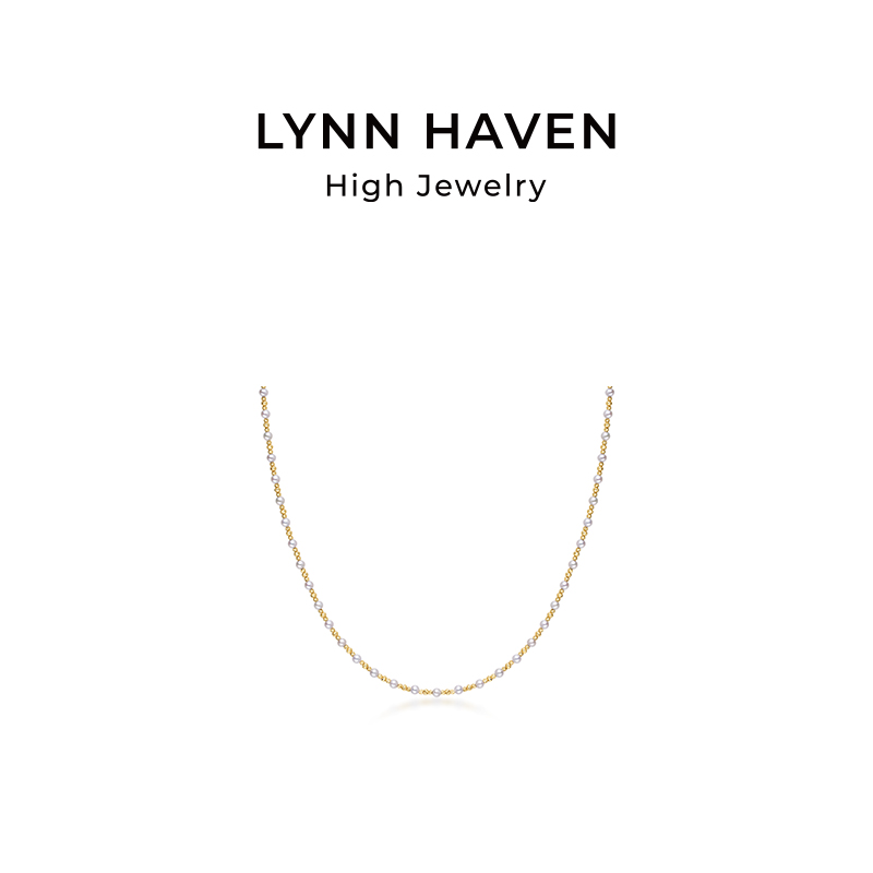 LynnHaven车花珠爆闪长项链