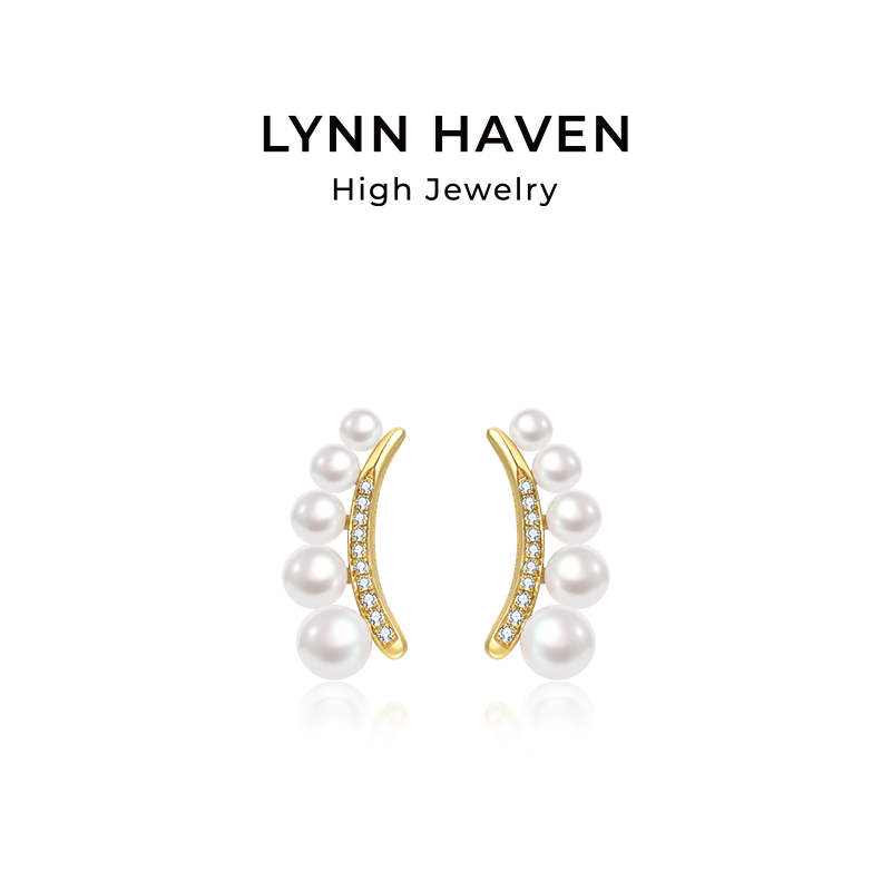LynnHaven麟玟Akoya珍珠耳饰