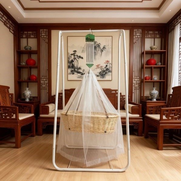 电动婴儿摇篮支架上下摇篮吊床架沙包挂架秋千吊架传统摇床架