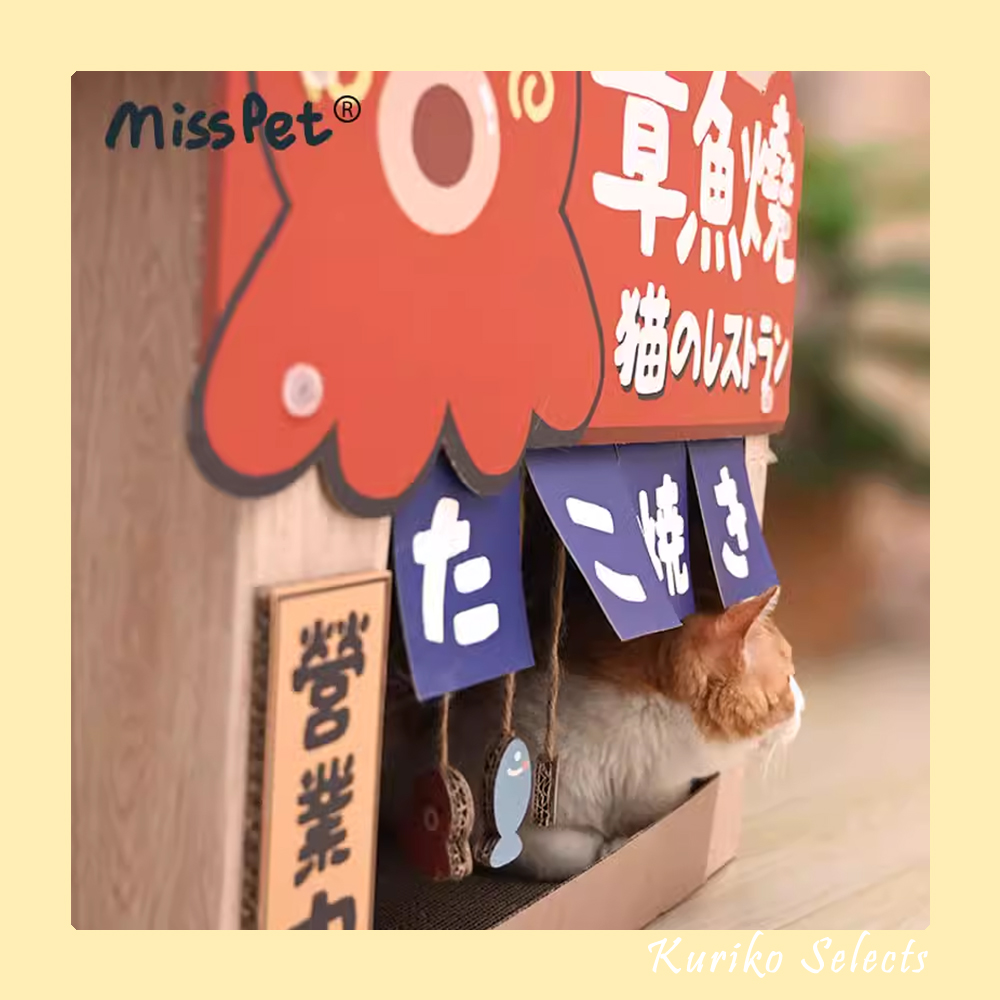Misspet和风纸盒猫窝猫屋猫抓板