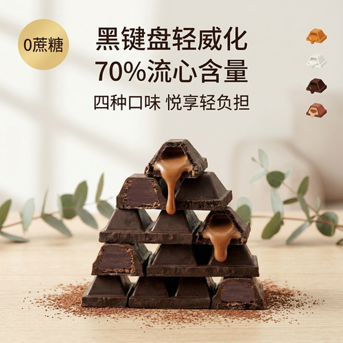 乐多趣黑键盘轻威化70%流心爆浆