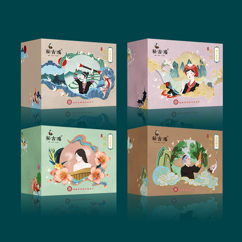 从江瑶浴特惠限量年卡套餐组盒4款产品共120包（注：不含外包装）