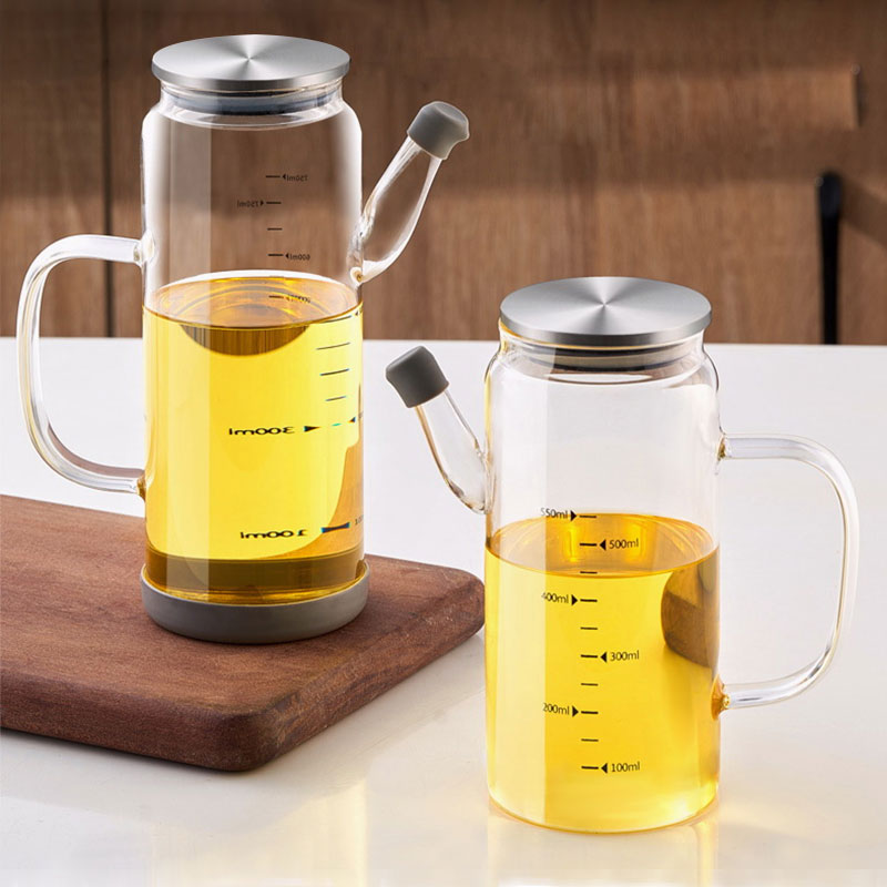 玻璃油壶防漏油瓶厨房家用