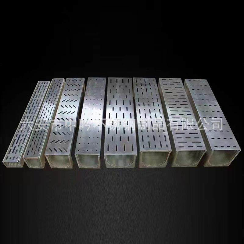 不锈钢雨水篦子厂家园林市政下水口篦子沟盖板304不锈钢篦子