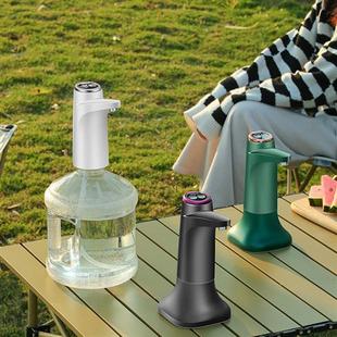 水智能自动上水器带底座饮水机无线吸水压水器 电动抽水器家用桶装