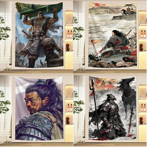 西楚霸王项羽背景墙布海