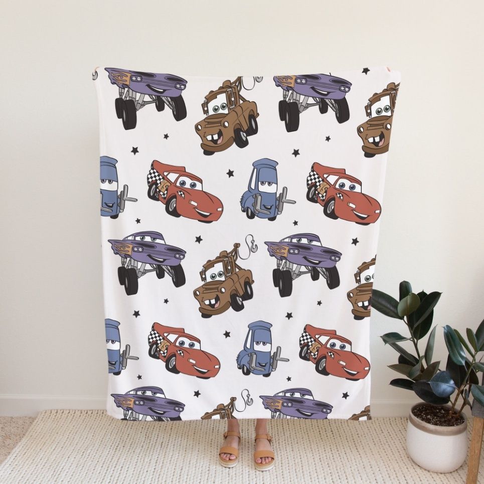 卡通儿童毛毯印花法兰绒