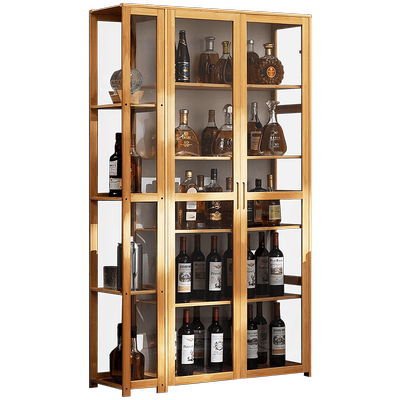 天之鸿竹酒柜展示柜现代简约餐边