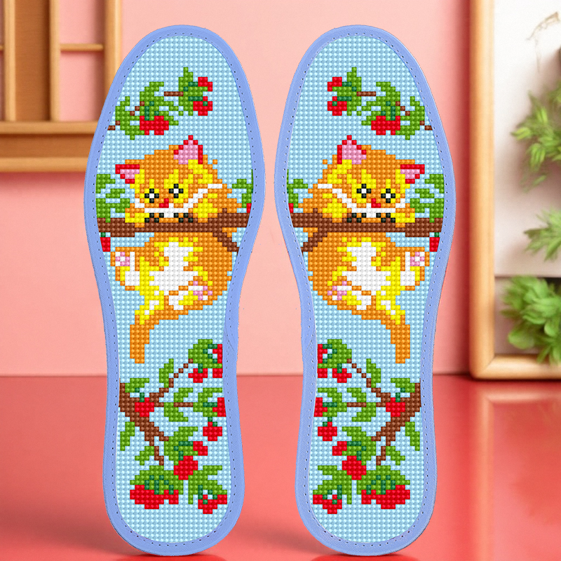 棉布十字绣鞋垫买三送一