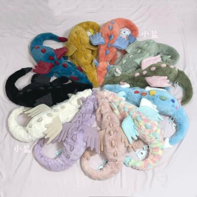 jellycat绿色龙毛绒玩偶安抚抱枕