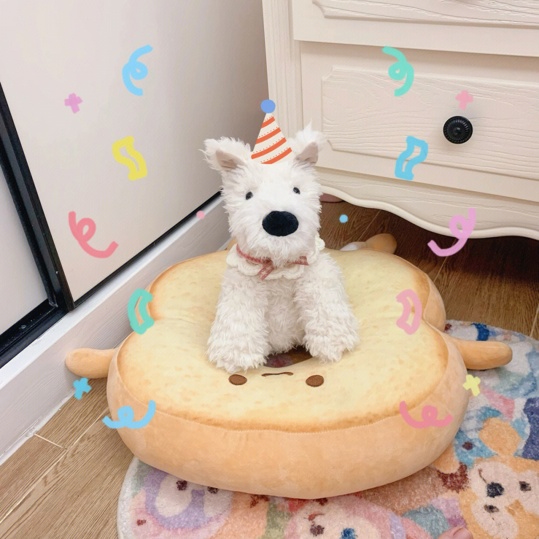 英国jellycat西高地牧羊犬小狗狗