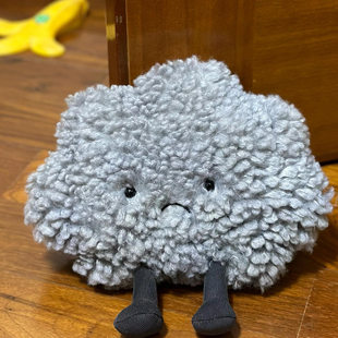 英国Jellycat趣味暴风云玩偶包包挂饰可爱安抚娃娃毛绒礼物公仔