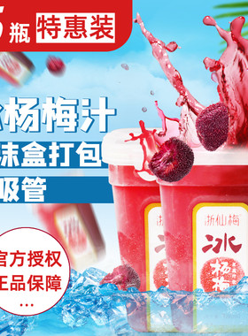 浙仙梅冰杨梅汁386ml*6瓶