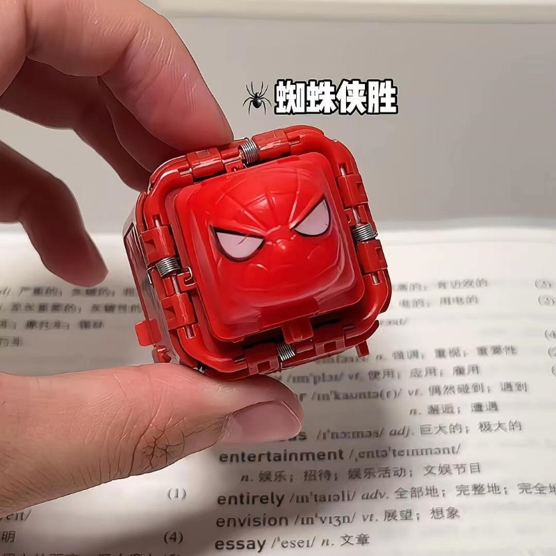 黑科技蜘蛛侠毒液猜拳蛋玩具石头剪刀布对决器创意趣味对战机朋友
