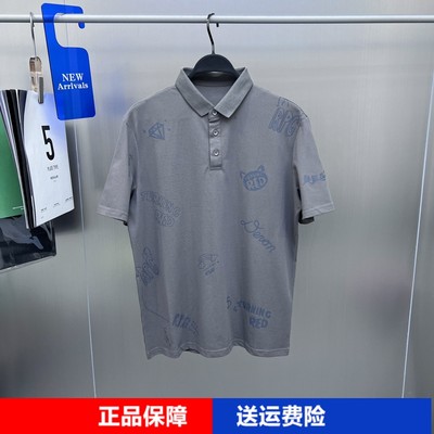 夏季短袖休闲满印POLO衫